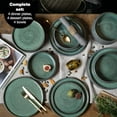 thumbnail image 2 of Solid 12-Piece Stoneware Dinnerware Set – Durable, Elegant Plates  Bowls, 2 of 11