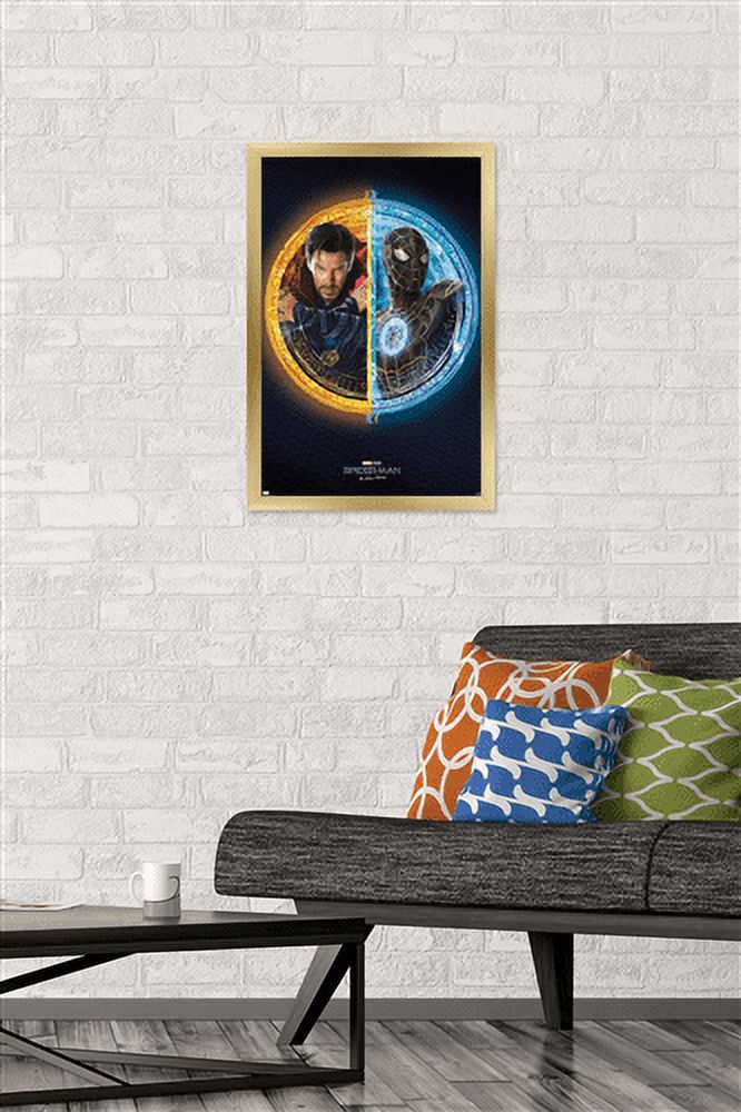 Marvel Spider-Man: No Way Home - Duo Wall Poster, 14.725" x 22.375", Framed