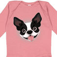 thumbnail image 4 of Inktastic Boston Terrier Dog Gift Boys or Girls Long Sleeve Baby Bodysuit, 4 of 5