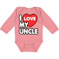 thumbnail image 3 of Inktastic I Love My Uncle Boys or Girls Long Sleeve Baby Bodysuit, 3 of 5