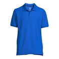 thumbnail image 5 of Wonder Nation Young Mens School Uniform Short Sleeve Pique Polo Shirt, Sizes S-XL, 5 of 5