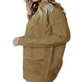 thumbnail image 4 of Women‘s Chunky Knit Long Cardigan with 2 Pockets Loose Knitwear Oversized Sweater, 4 of 6