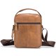 thumbnail image 4 of Bolso bandolera de cuero genuino vintage para hombre, bolso bandolera de viaje deportivo al aire lib BULLCAPTAIN Paquete de hombro, 4 of 7