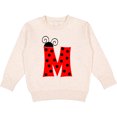 thumbnail image 2 of Inktastic Cute Lady Bug Initial M Toddler Sweatshirt, 2 of 4
