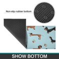 thumbnail image 6 of Dachshund Footprint Bone Kitchen Rugs Sets Of 2,Anti Fatigue Kitchen Mat Rugs Non Slip Washable,Decorative Kitchen Floor Mats for Kitchen,Sink,Laundry,17"x30"+17"x47", 6 of 7