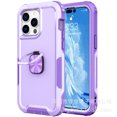 thumbnail image 2 of Pour iPhone 14 Max Étui de Téléphone Robuste avec Support Intégré TPU Design Antichoc - Protection contre les Chutes de Qualité Militaire - Bleu, 2 of 5
