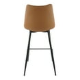 thumbnail image 5 of Moe's Home Collection Alibi Counter Stool Tan - Set Of Two Vegan Leather, 5 of 8