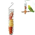 thumbnail image 4 of Soporte de acero inoxidable para frutas y verduras, cesta de comida para pájaros, pinchos para loros, cacatúas y pájaros, 4 of 8