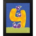 thumbnail image 2 of Blue Fish 15x18 Black Modern Framed Museum Art Print Titled - Brinjy 4, 2 of 5