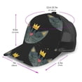 thumbnail image 3 of Picia Faces Of The Cat Pattern Trucker Hat,Baseball Cap,Sun Protection Cap,Stylish Headwear,Leisure Cap,Outdoor Sports Cap, 3 of 7
