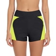 thumbnail image 5 of RYDCOT ‌Women’s High Waisted Period Swimwear Bottoms with Color Block Design, Leakproof & Quick-Dry‌ Yellow, 5 of 6