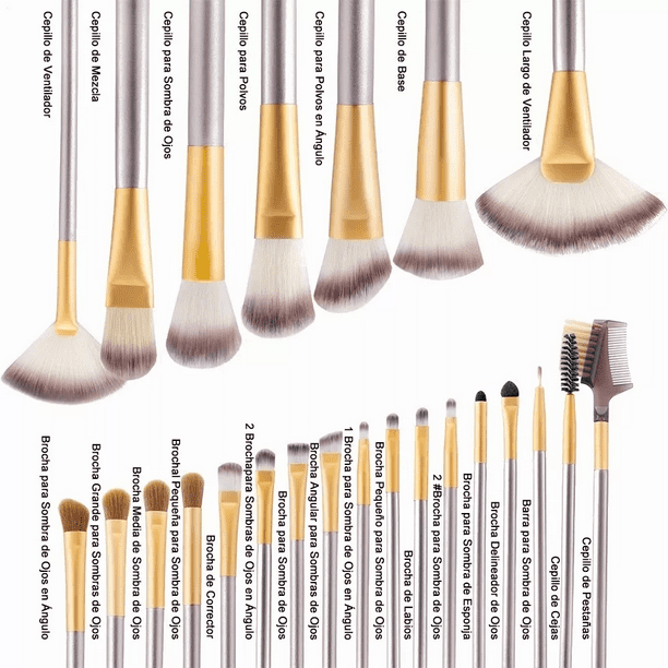 Maquillaje Profesional 24 Brochas De Maquillaje Para Que Sirve