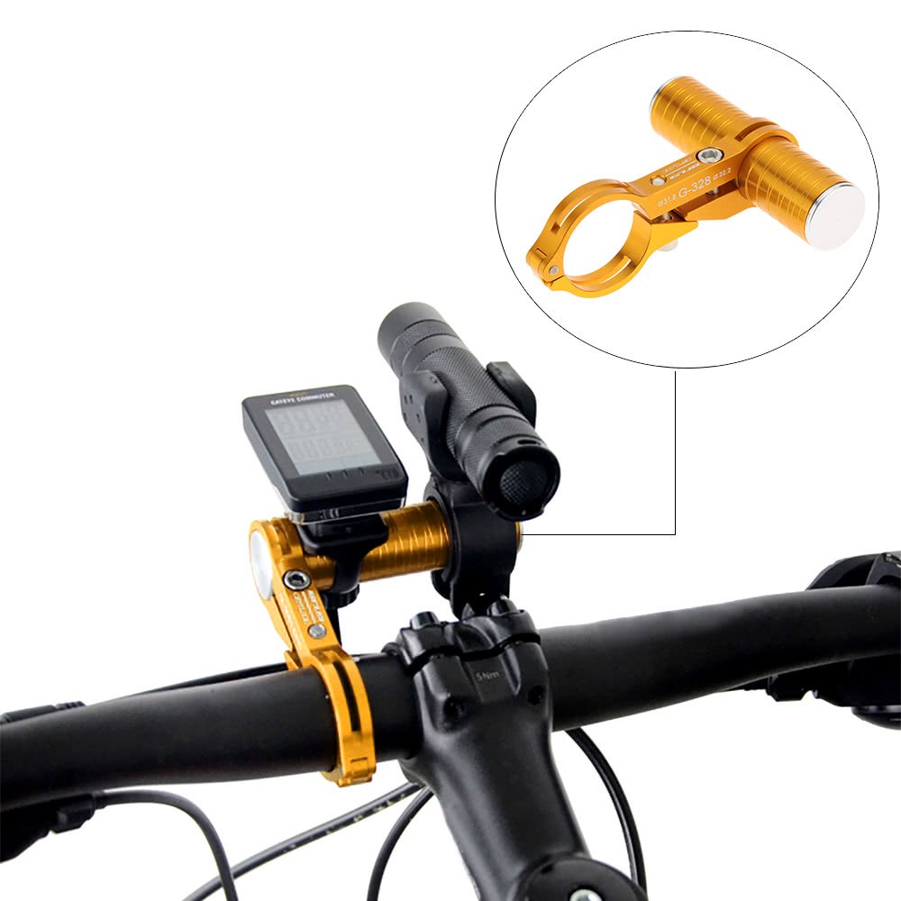 CNC Aluminum Alloy Bike Bicycle Handlebar Extender Extension Mount