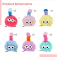 thumbnail image 4 of 12 count  Pop Pop Hair Clips, Crazy Hair Day Accessories, Cute Fuzzy Hair Clips, Funny Spiral Pom Pom Hair Clip for Little Ones, Colorful Novelty Hair Barrettes, Party Event Supplies, 4 of 5