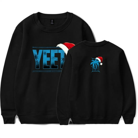 Jey Uso Yeet Crewneck 2024 Christmas Sweatshirt Casual Long Sleeve Hip Hop Pullover