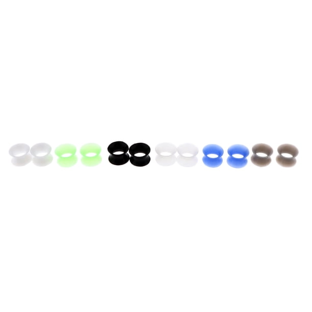 Tapones para oídos de silicona Zulema 11 pares 10mm