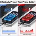 thumbnail image 3 of Dual-Port Wall Charger Block with 2 Pack 10FT USB-A to Type-C Braided Cables, Phone Charger Compatible with iPhone 17/16/15 Pro Max iPad Pro Galaxy S26 Android, Black, 3 of 7