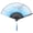 Blue, variant on BIMZUC Japanese Silk Folding Bamboo Hand Fan for Women Summer Cooling Props Decoration, Pink