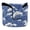 Blue White Wave, variant on Haosy Blue and White Porcelain Floral Golf Mallet Putter Cover Strong Magnetic Leather Golf Club Headcover Closure