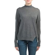 J Brand Women's Acacia Mockneck Wool Cashmere Blend Sweater, Grey, Small
