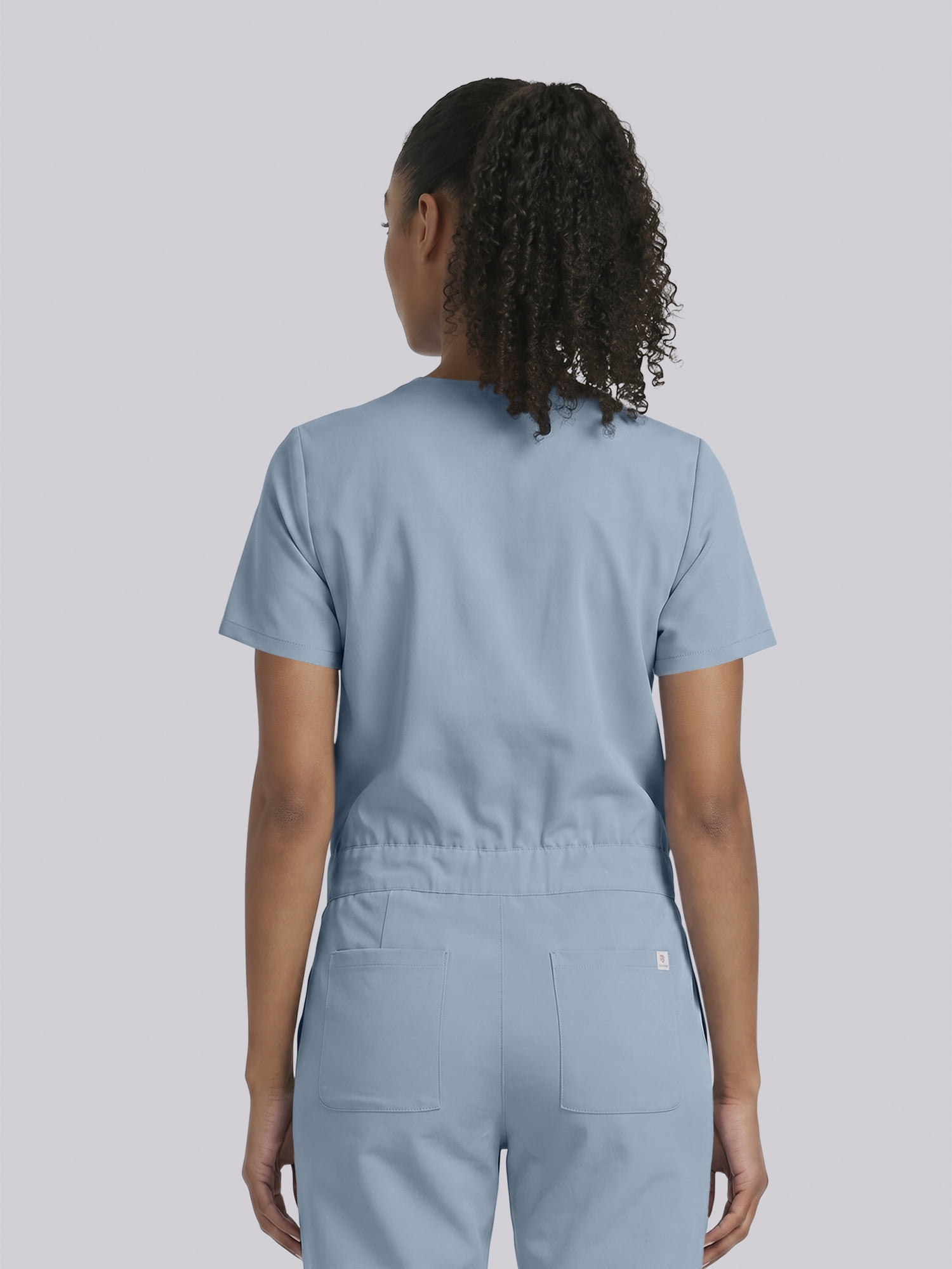 Scrubstar Ultimate Women’s Antimicrobial Drawstring Straight Leg Scrub Jumpsuit, Sizes XS–2XL