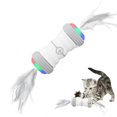 thumbnail image 2 of Billuyoard Juguete interactivo para gatos, juguetes eléctricos automáticos móviles de velocidades con luces de colores, suministros para mascotas Suministros para perros Gris Billuyoard PT001627-02, 2 of 6