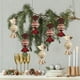 thumbnail image 5 of mfyjkho Juego de 4 adornos navideños de espuma flocada para el árbol de Navidad: bolas decorativas para decorar el hogar y fiestas., 5 of 6