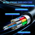 thumbnail image 4 of CENTROPOWER 35ft 4K @60Hz HDMI Cable - UHD 2.0 HDMI Cord 35 Foot Black，1080P 2160P 3D, High Speed with Ethernet, ARC, PS4, Xbox, HD TV, 4 of 6