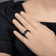 thumbnail image 2 of Wrongduck Titanium Steel Fitness Tracking Ring with Nebula Pattern for Women Men Wireless Charging Activity Ring for iOS Android, 2 of 8