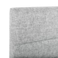 thumbnail image 4 of Horizontally Channeled Full or Queen Headboard in Platinum Gray Fabric, 4 of 6