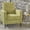 Green, variant on Button Waffle Stitch Recliner With Mid-century Modern Appeal And Fabric, Beech Wood Legs, 38.16"h X 34.29"d 26.86"w In Upholstery Solid