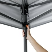 Ozark Trail 12' x 12' Gray Instant Straight Leg Camping Canopy