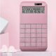 thumbnail image 4 of 12-Digit Desktop Calculator with Removable Keycaps Solar Battery Dual Power Supply Modern Design Large Screen Calculator, 4 of 4