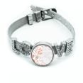 thumbnail image 1 of Arte Abstracto plantas patron Pulsera pulsera pulsera de cristal amor pulsera ajustable, 1 of 2