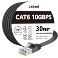 thumbnail image 1 of Cable Ethernet Jadaol Cat 6 de 30 pies y 10 Gbps compatible con Cat8 Cat7, 1 of 6