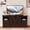 Brown, variant on Homall 58'' Farmhouse TV Stand for Living Room, Entertainment Center with Sliding Barn Doors & 4 Storage Drawers, Adjustable Shelves Rustic Media Console for Bedroom,White