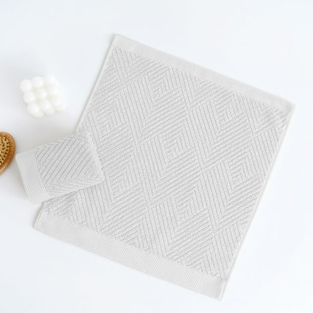 Toalla facial absorbente, gruesa y suave, de color liso, ideal para el hogar, de tela gruesa, suave, para uso diario, alta absorción, tacto suave, ideal como regalo. Blahzhy
