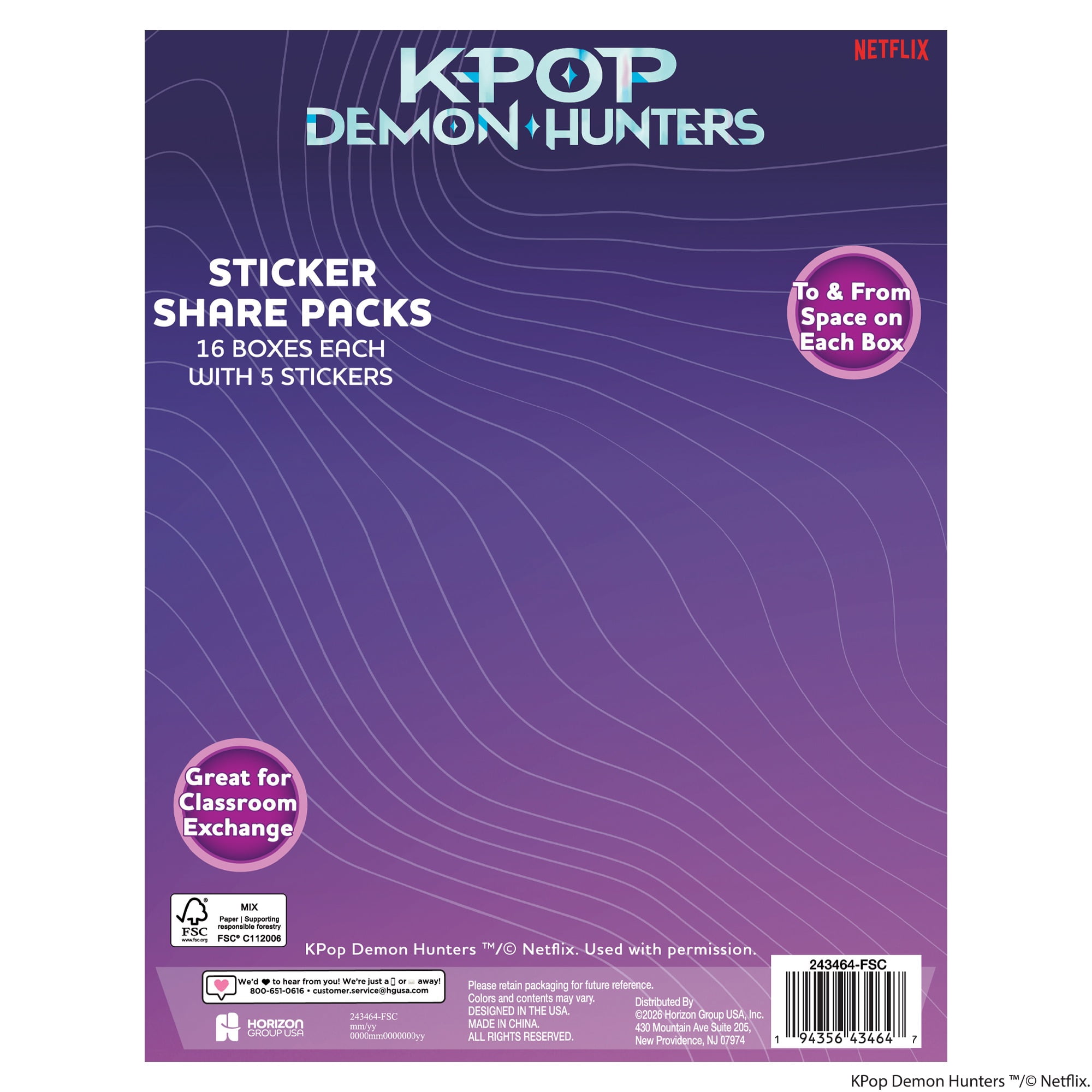 Netflix KPop Demon Hunters™ Sticker Share Packs