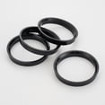 thumbnail image 5 of 4pcs Car Hub Centric Rings Car Wheel Bore Center Plastic Spacer Ring 66.6mm OD To 57.1mm ID Wheel Center Cap, 5 of 6