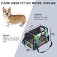 thumbnail image 2 of Sloth Premium Fabric Pet Bag - Durable 900D Oxford Cloth - Cozy Sherpa Base - Ideal for Cats - Adjustable Nylon Webbing Straps - 17x10x11.8in/43x26x30cm Size, 2 of 7