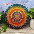 thumbnail image 3 of HELLOYOUNG Vintage Mandala Metal Wall Art Decor, Colorful Round Tin Sign for Living Room Bedroom Indoor Outdoor Gift, 3 of 6