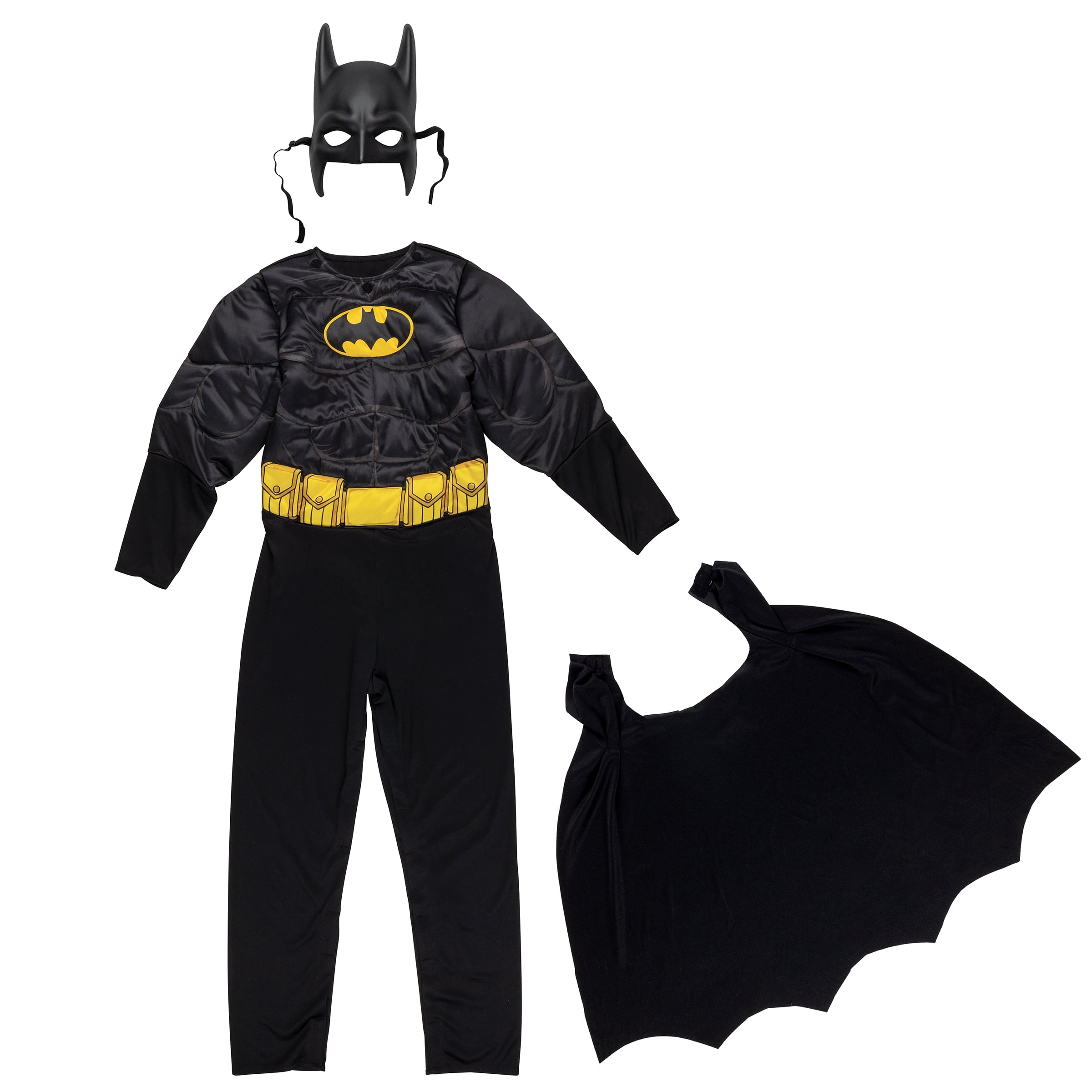 Warner Bros. Batman 'Batman' Adaptive Halloween Costume for Children, Boys Size XS (4/5), by Disguise