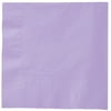 Creative Converting 58193B Luscious Lavender Purple 3-Ply 1/4 Fold Luncheon Napkin - 50/Pack