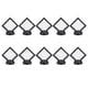 thumbnail image 1 of Estante de almacenamiento de anillo 10 unids delicado marco flotante de la joyería Soportes de exhibición (negro), 1 of 7