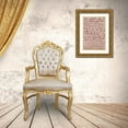 thumbnail image 3 of Treechild 13x18 Gold Ornate Wood Framed with Double Matting Museum Art Print Titled - Short Beige Strokes Pattern, 3 of 4