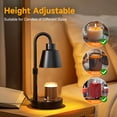 thumbnail image 3 of Fimilo Candle Warmer Lamp with Timer and Dimmer - Electric Candle Lamp Warmer with 2 Bulbs for Jar Candles - Present for Mom Mother's Day Christmas Home Decor, 3 of 9