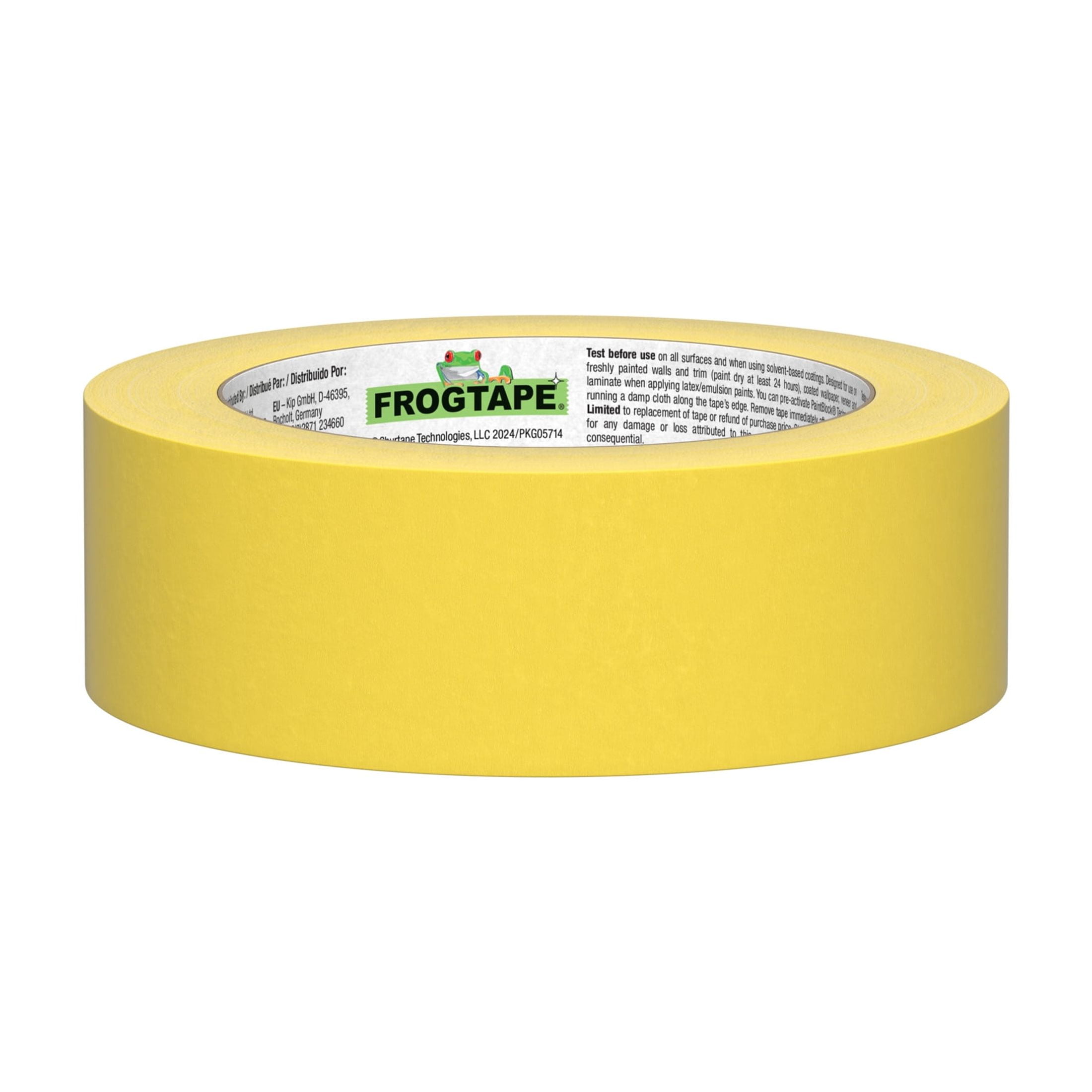 FrogTape 1.41 in. x 60 yd. Yellow Delicate Surface Painter's Tape