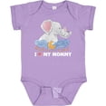 thumbnail image 3 of Inktastic I Love My Mommy Cute Elephants with Moon and Stars Boys or Girls Baby Bodysuit, 3 of 5