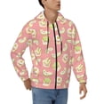 thumbnail image 4 of Zip Up Hoodies for Men - Cute Avocado Bread Egg Long Sleeve Comfrt Men'S Fashion Hoodies & Sweatshirts, Jackets for Men Hoodies Pullover Clothing Clothes with Pouch, 4 of 5
