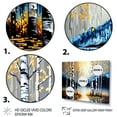 thumbnail image 3 of Designart Monochrome Golden Birch Trees By The River IV Canvas Wall Art, 3 of 5